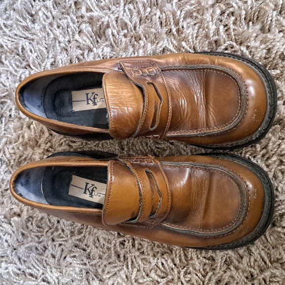 ❤️4/$20 Kf Ltd Brown Loafers - Picture 1 of 9